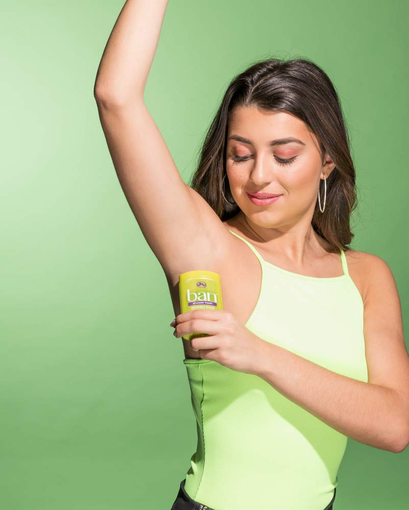 Ban Invisible Solid Shower Fresh keeps you refreshed without overpowering fragrances.