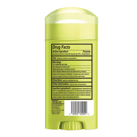 Ban Invisible Solid Shower Fresh application shows smooth glide and clear wear.