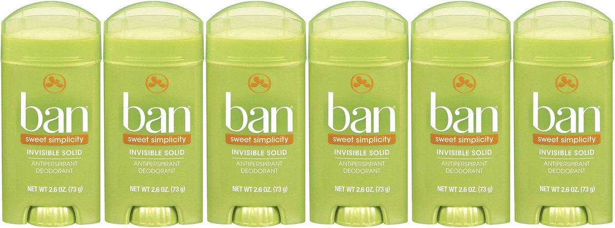 Ban Sweet Simplicity invisible solid deodorant bottle for all-day freshness