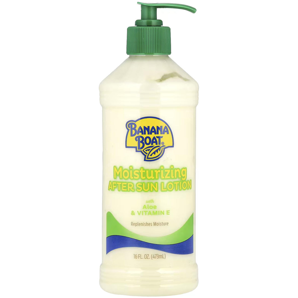 Banana Boat Aloe After Sun Lotion bottle for quick outdoor relief.