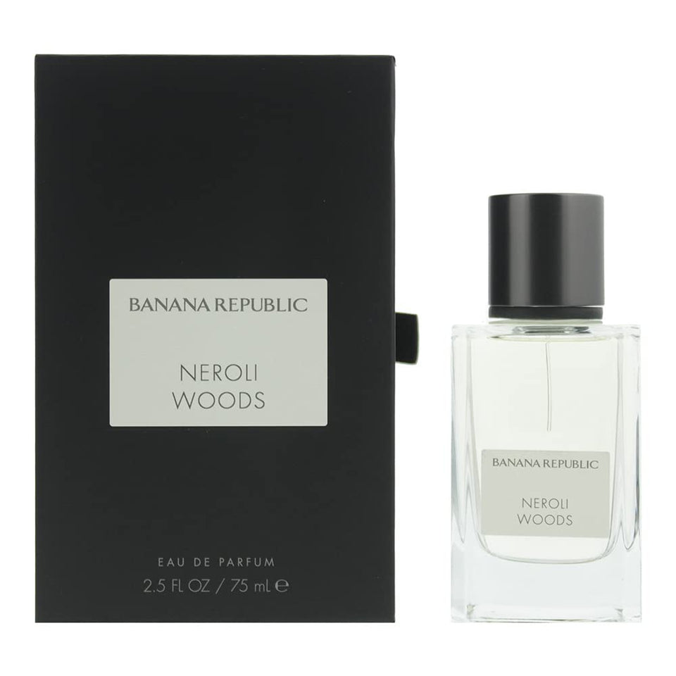 Banana Republic Neroli Woods bottle front view for everyday wear