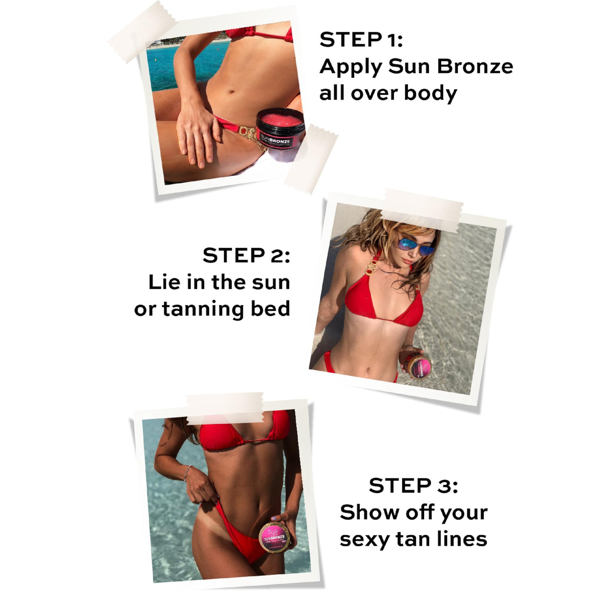 Bangberry Sun Bronze Butter shown near tanning bed setup
