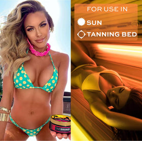 Bangberry Sun Bronze Butter packaging emphasizes premium natural ingredients