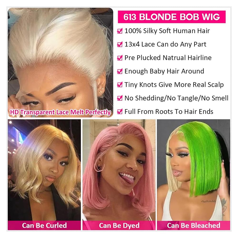 Bangxunk 200% density visible fullness on straight bob wig