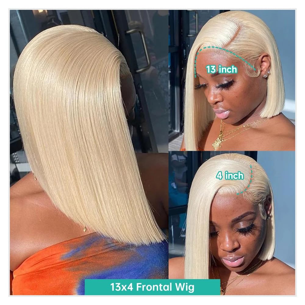 Bangxunk bleached 613 color sample on wig strand for color versatility