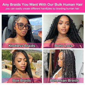 Bangxunk Water Wave bulk hair, ideal for daily wear, weddings, or vacations.