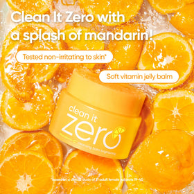 BANILA CO Clean It Zero balm to oil transition demonstrates deep makeup removal.
