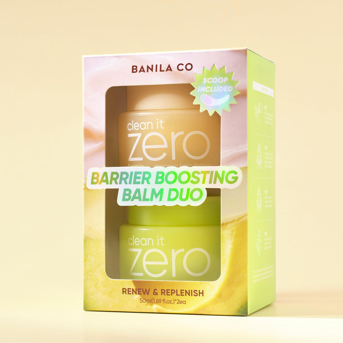 Banila Co barrier boosting duo providing hydration for the skin barrier during daily activities