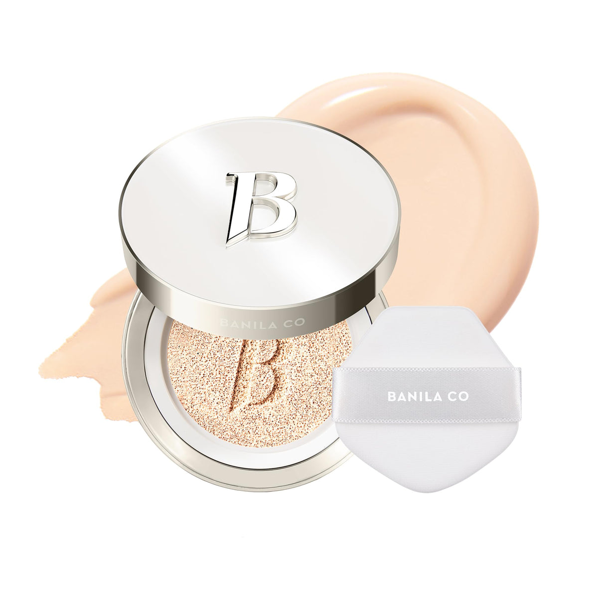 BANILA CO Covericious Ultimate Cushion pore-blurring close-up for a smooth, even complexion.