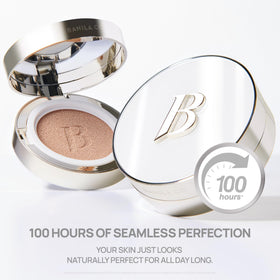 Exclusive BANILA CO cushion puff for precise, flawless adhesion.