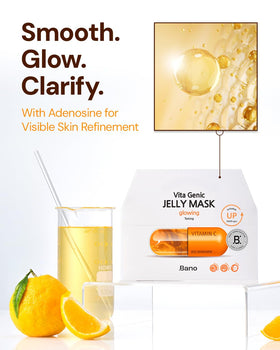 Face showing a natural glow after mask application.