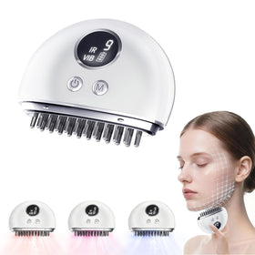 BanVall Lymphatic Contour Face Brush close-up for facial contouring.