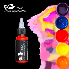 BAODELI tattoo kit used on skin for vibrant body art.