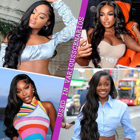 Baoliyer heat-styling friendly wig for curling and straightening experiments