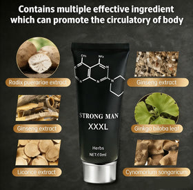 BAOMGET Delay Cream ginseng ingredient boosts circulation and may support stamina.