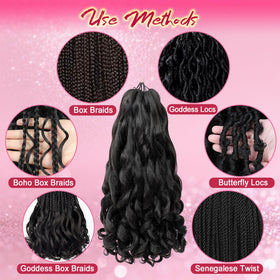 BAOTA braid-friendly fibers are spritzed for smoother maintenance.