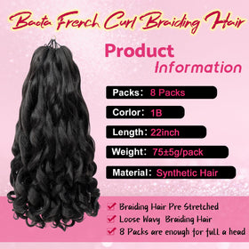 BAOTA 22in loose-wavy texture demonstrates versatile styling potential.