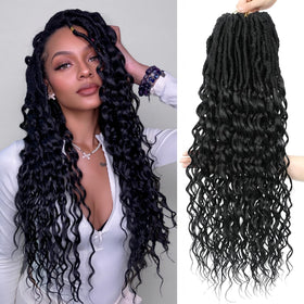 BAOTA Goddess Locs 8-pack ready for easy crochet installation.
