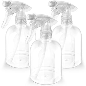 Bar5F empty clear spray bottle 16oz shows crystal clarity for precise cleaning tasks.