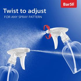Bar5F refillable spray bottle offers reusable convenience for DIY solutions and refills.