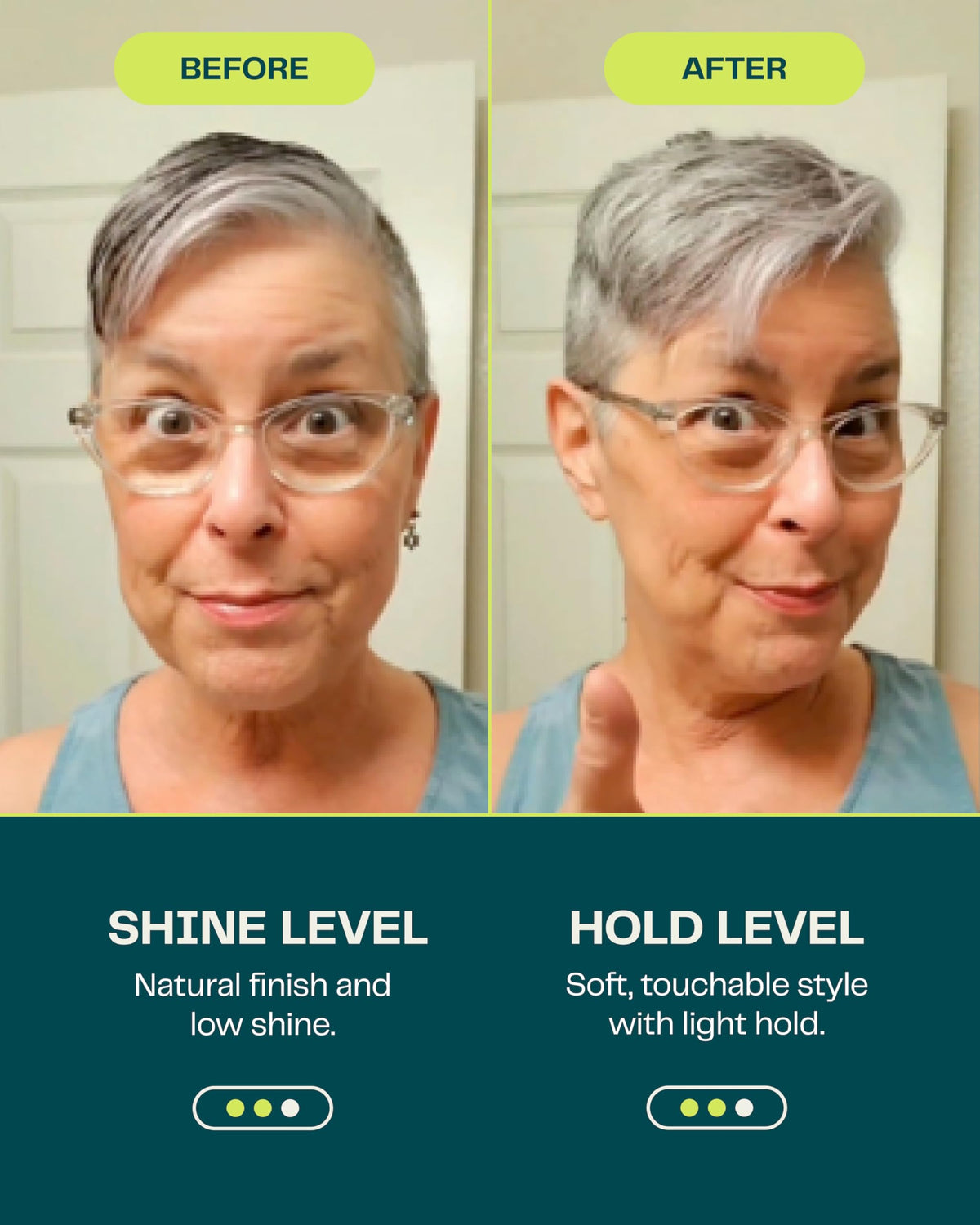 Barb Styling Cream texture close-up emphasizing non-greasy, flexible definition.