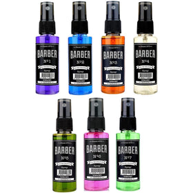 Barber Marmara travel spray ready for on-the-go grooming refreshment.