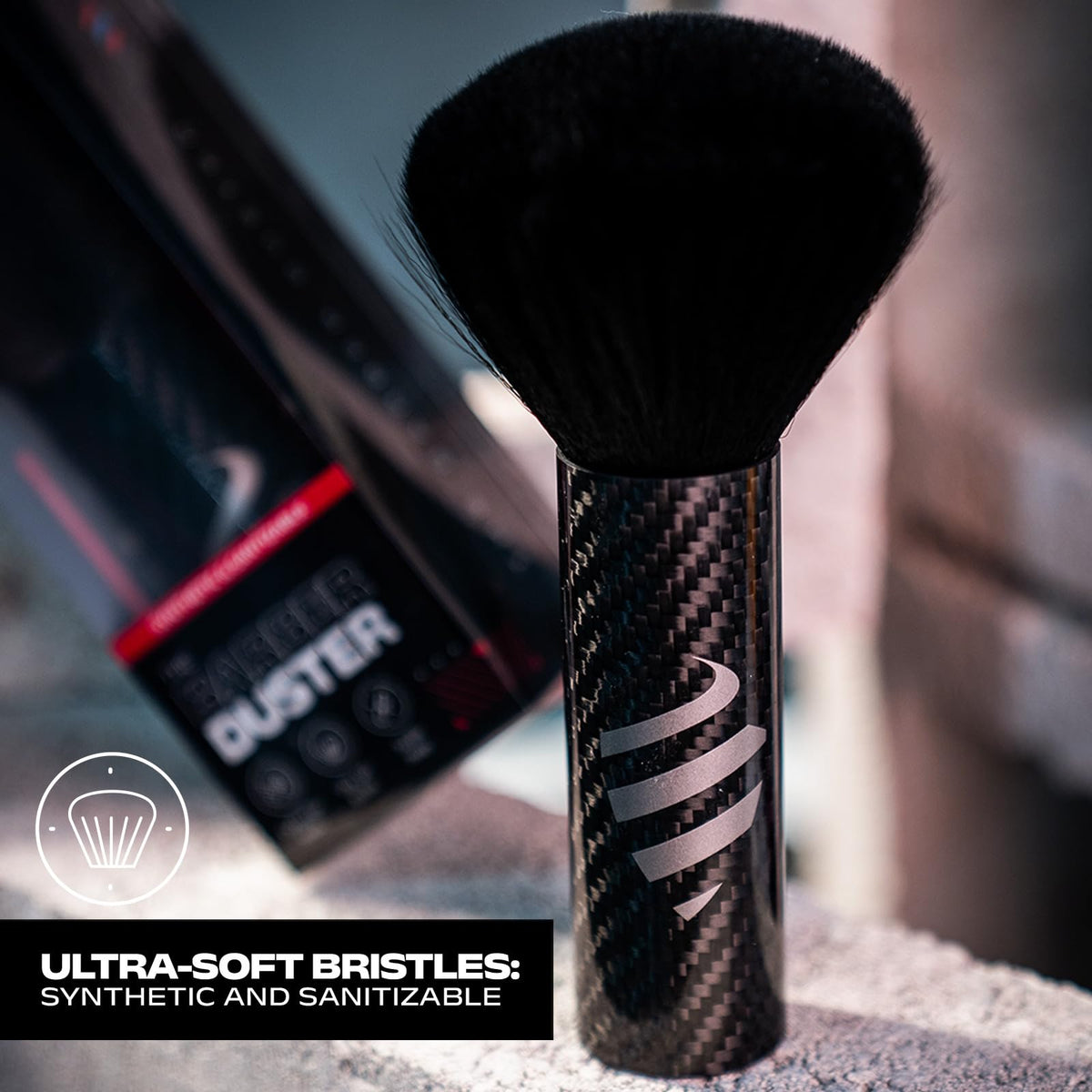 Barber Strong Barber Duster stylish black design complements any shop aesthetic