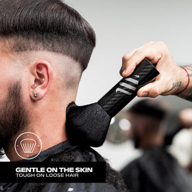 Barber Strong Barber Duster sanitizable construction simplifies cleaning after every client