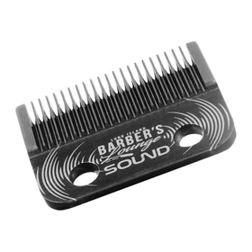 Barber's Lounge SOUND Blade side view highlights an ergonomic grip for steady fades.