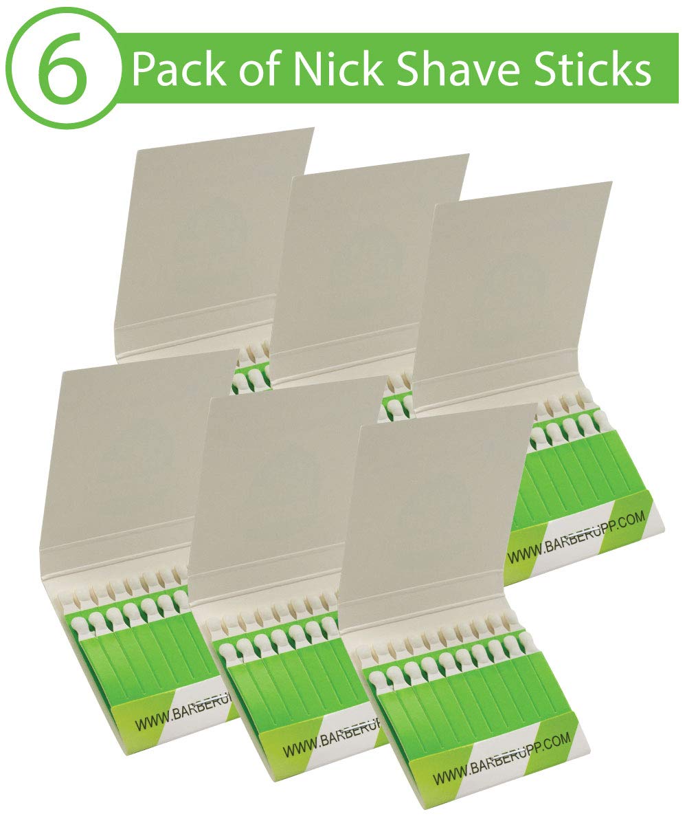 BARBERUPP styptic sticks travel-friendly pack ideal for barbershops and on-the-go use.