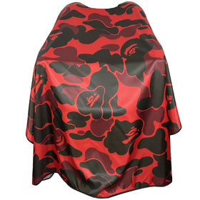 Barbohoo barber cape camouflage packaging shows full coverage and premium materials.