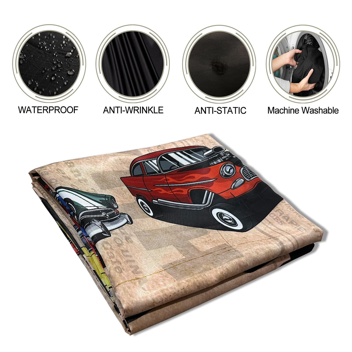 Barbohoo barber cape easy to clean and quick-drying for busy salons.