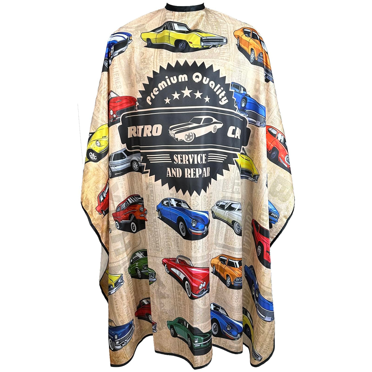 Barbohoo barber cape lightweight and breathable for comfortable wear.