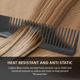 Bardeau Essentials Styling Comb anti static reduces flyaways for smoother hair.