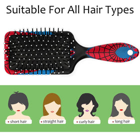 Bardic Kids Hair Brush detangling action for painless knot release.
