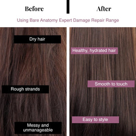 Bare Anatomy Ultra Smoothing Shampoo packaging closeup conveys premium vegan formula