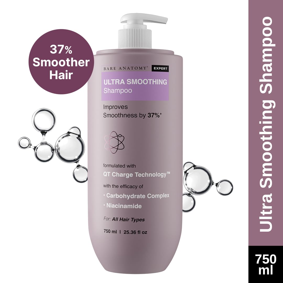Bare Anatomy Ultra Smoothing Shampoo sustainable packaging aligns with eco-conscious routines