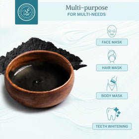 Bare Essentials Living activated charcoal powder ideal for natural teeth care