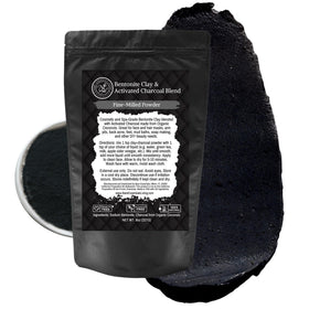 Bare Essentials Living bentonite clay 8oz powder used for DIY facial masks and pore cleansing