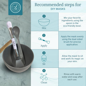 Bare Essentials Living DIY facial mask setup for at-home spa experiments.