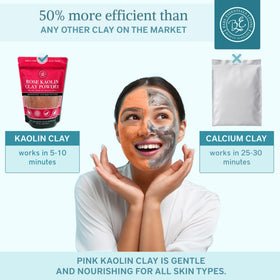 Bath bomb and colorant creation featuring Bare Essentials Living pink kaolin clay powder