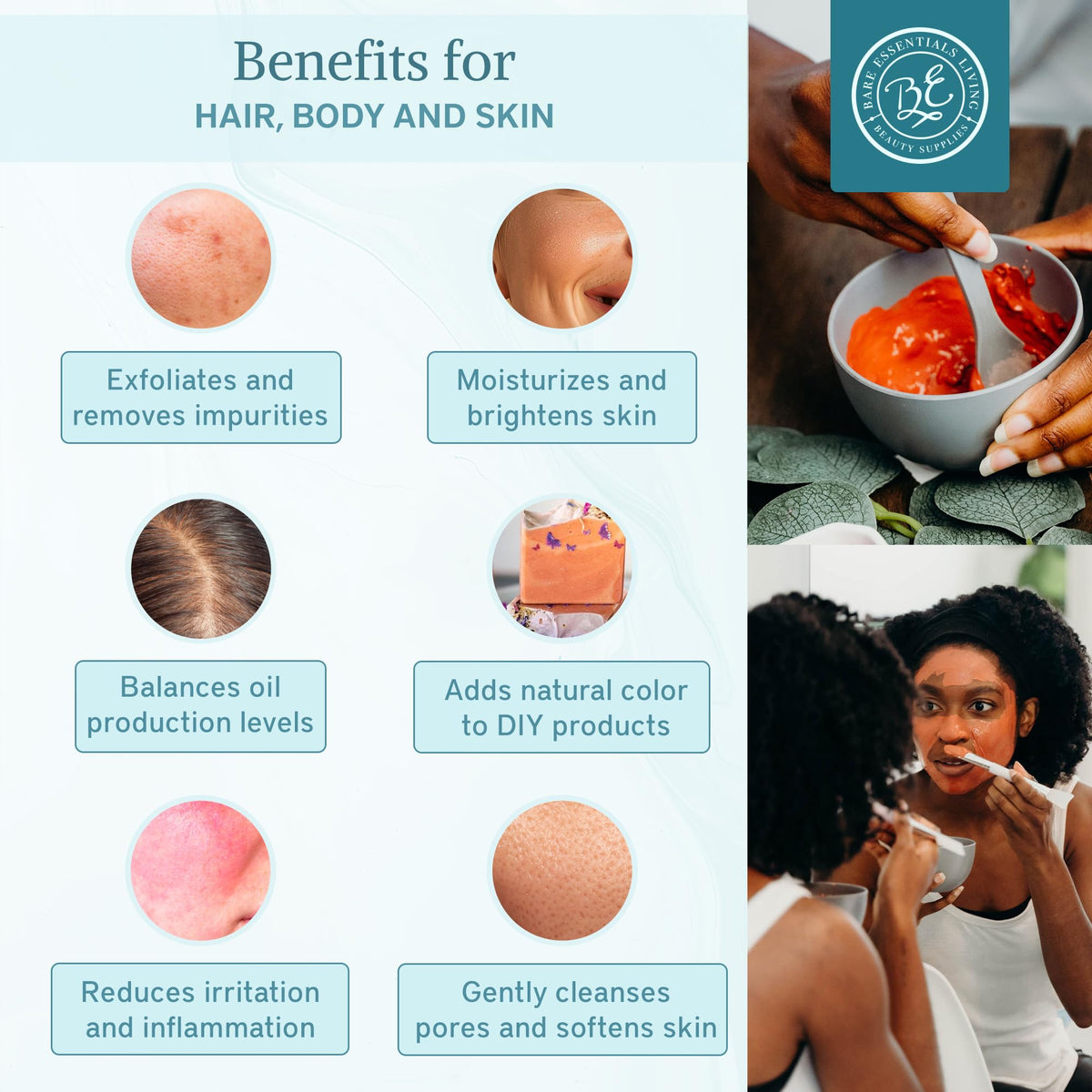 Seed bombs with Bare Essentials Living rose kaolin clay powder as natural binder