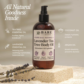 Bare Botanics fast-absorbing oil glides over skin without grease.