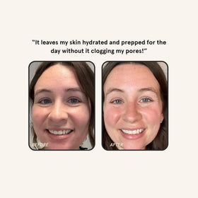 Barefaced Sheer Protection SPF 50+ texture detail reveals non-greasy finish