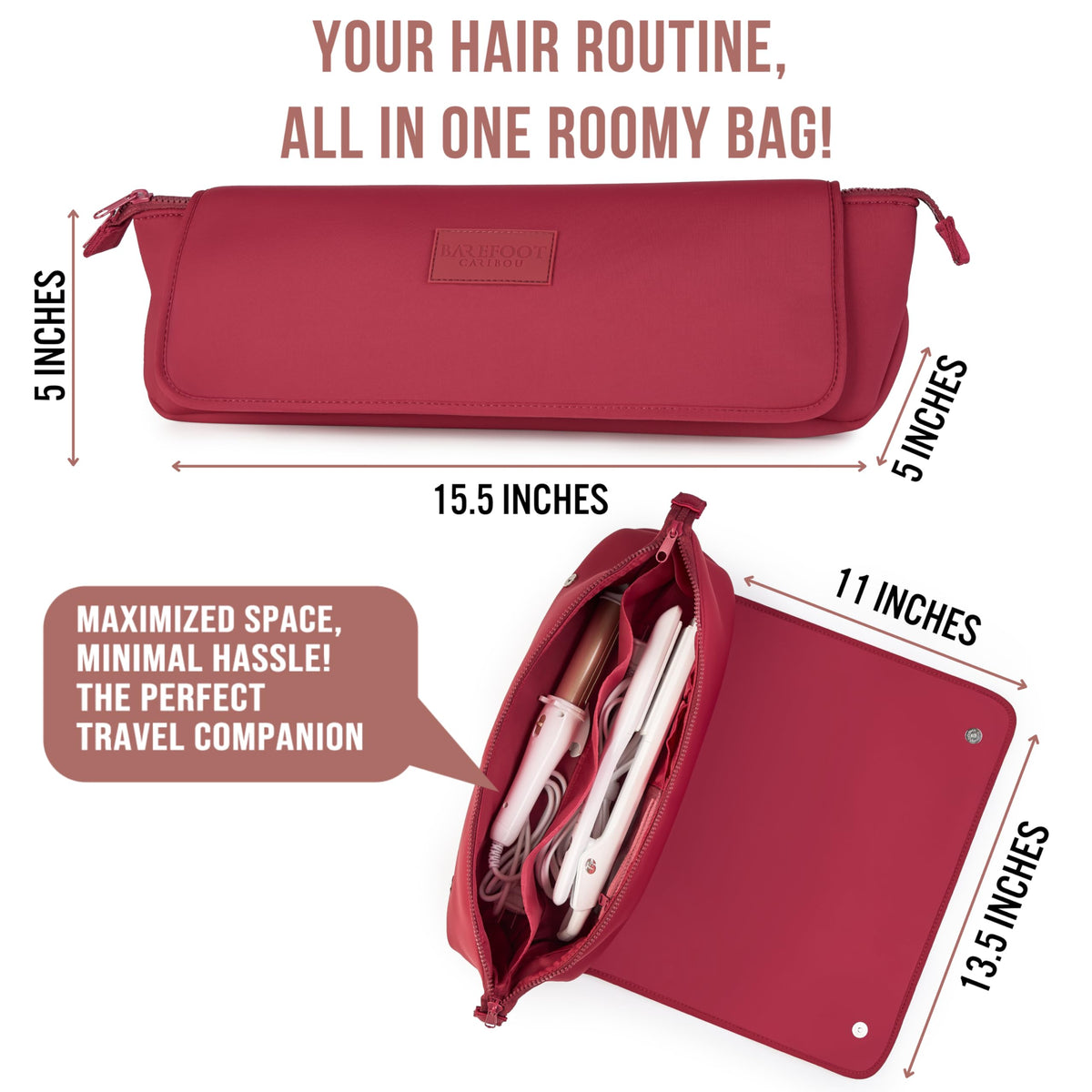 Barefoot Caribou heat-resistant mat protecting counters during tool use