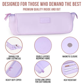Barefoot Caribou Lilac thick neoprene offers soft durability and protection.