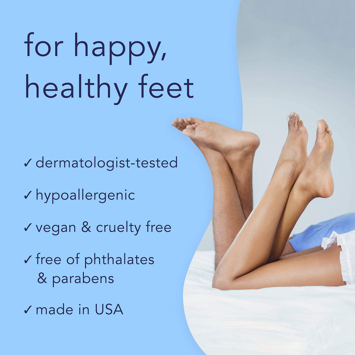 Barefoot Scientist High Dive packaging, USA-made and vegan formula emphasis