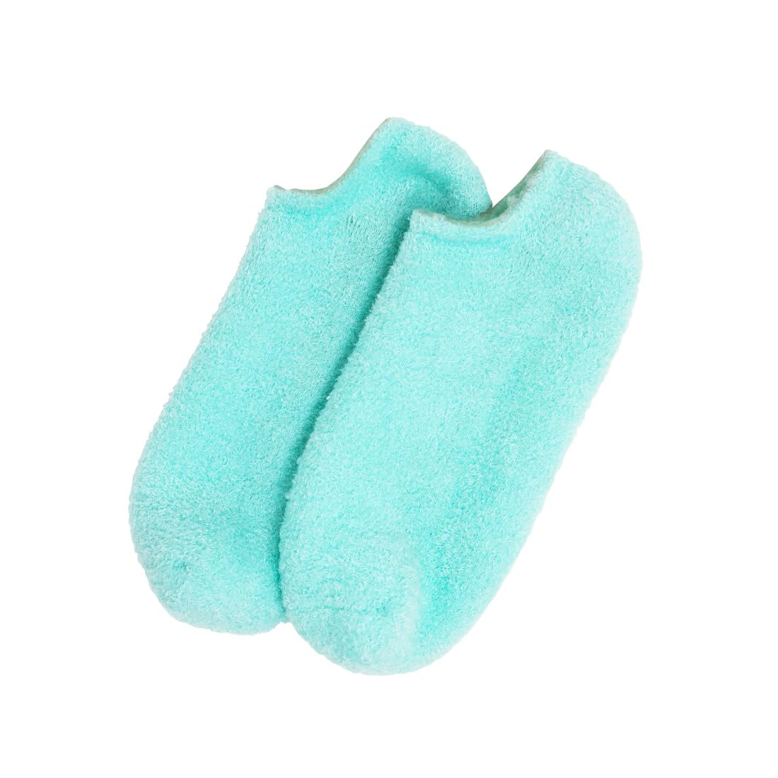 Barefoot Scientist Sleep On It teal socks packaging highlighting overnight hydration