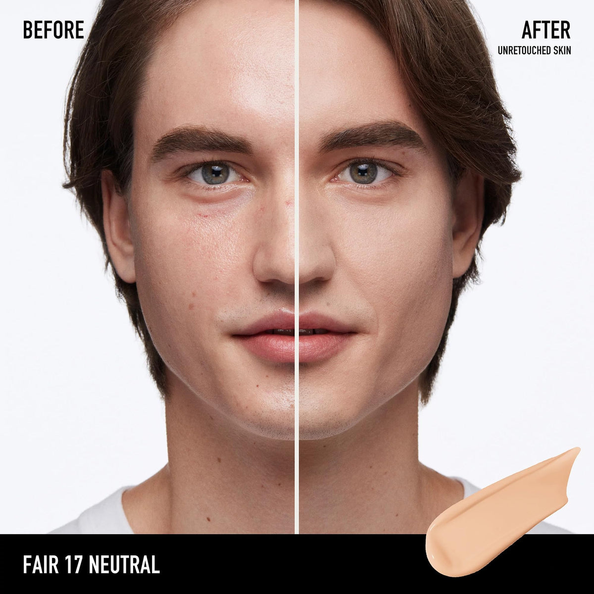 bareminerals Barepro shade range swatches displaying 40 hues for diverse tones