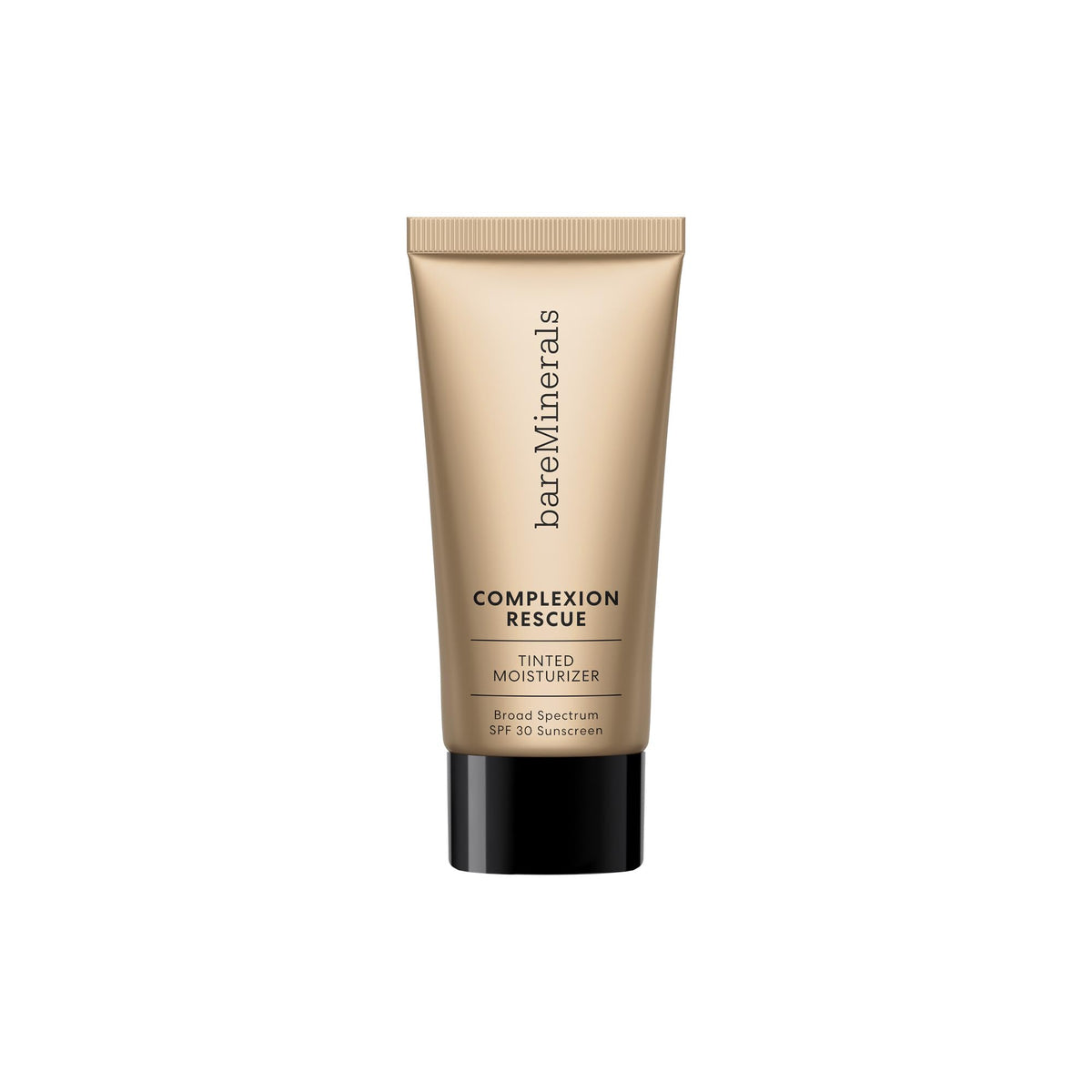 bareMinerals Complexion Rescue bottle with SPF 30 provides daily hydration and protection.